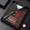 Maxcorners Red Friday American Flag Poppy Polo Shirt, Women’s Golf Apparel, Printed Golf Shirt LM1507