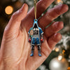 Maxcorners Custom Name Boxing Ornament, Christmas Gift for Boxing Lovers 2D Flat LM2211