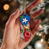 Maxcorners Custom Name Puerto Rico Ornament, Gift for Puerto Rico Lover 2D Flat LM2111