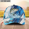 Maxcorners Fishing Technical Fish Scale Personalized Cap (13 Breeds)