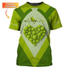Maxcorners Pickleball Heart Shirt, Custom Name Pickleball Shirts For Men's, Gift For Pickleballs Lover LM0509