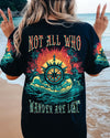 Maxcorners Not All Who Wander Are Lost Compass Beach All Over Print LM2101