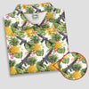 Maxcorners Tropical Pineapple Rifle Hawaiian Golf Shirt Pattern, Hawaiian Golf Shirt, Women’s Golf Apparel LM1507