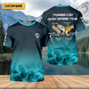 Maxcorners Personalized Fishing Shirt for Men, Funny Angler Long Sleeve UPF Shirt, Things I Do in My Spare Time Fisherman Gift