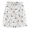 Maxcorners Customized Bowling Trouser Skirts With Shorts Underneath, Bowling Pencil Sketch Pins With Pockets