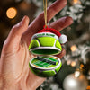 Maxcorners Custom Name Tennis Ornament, Tennis Christmas Gift 2D Flat LM2111