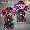 Maxcorners Billards Shirts 8 Ball Pool Cartoon Character Graffiti Style Multi Options Personalized Name, Team Name 3D Shirt