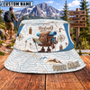 Maxcorners Hiking Backpack Camping Gear Mountain Adventure Personalized Name 3D Cap