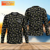 Maxcorners Rainbow Trout Pattern Fishing UPF Shirts, Funny Fishing Shirt, Gift For Fisherman, Fishing Shirts For Men