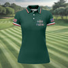 Maxcorners Green First Dad Now Grandpa Golf Polo Shirt, Ladies Golf Shirts, Golf Tops For Women LM1507