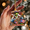 Maxcorners Custom Name Puerto Rico Ornament, Puerto Rico Christmas Gift 2D Flat LM2111