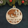Maxcorners Personalized Bow Hunter Ornament 2025 - Custom Name Gift for Deer Hunters LM0411
