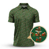 Maxcorners Dachshund Christmas Shirt, Funny Pattern Golf Shirt, Golf Shirt For Dog Lover, Golf Gift For Golfer