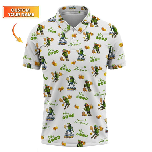 Maxcorners Big Dink Energy Pickleball Shirt – Funny PickleBeer T-Shirt for Men & Women, Pickleball Team Apparel LM0509