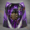 Maxcorners Darts Flame Cool Streetwear Dartboard Character Personalized 3D Skirts With Shorts