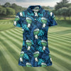 Maxcorners Funny Zombie Hulk Hand Tropical Golf Polo Shirt, Golf Shirts For Women, Women's Golf Apparel LM1507