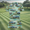 Maxcorners Personalized Truck Golf Shirt, Custom Vehicle Tropical Pattern, Golf Shirt For Women LM1507