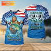 Maxcorners Born to Fish Forced to Work Bigfoot Fishing UPF Shirt – American Flag Fishing Shirt