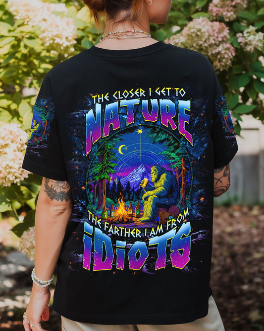 Maxcorners The Closer I Get To Nature Bigfoot All Over Print LM1601