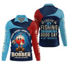 Maxcorners A Bad Day Fishing Is Better Than A Good Day At Work Fishing UPF Shirts, Funny Fishing Shirt