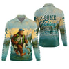 Maxcorners Gone Fishing With Sasquatch, Fishing Shirts, SPF Long Sleeve Shirts, Fishing Shirts For Men
