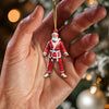Maxcorners Custom Name Santa Jiujutsu Ornament, Santa Jiujutsu Christmas Gift 2D Flat LM2211