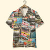 Maxcorners Personalized Drag Racing Car Hawaiian Shirt, Gift For Racing Lovers, Custom Photo Car Aloha Shirts (Up to 5 photos)
