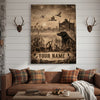 Maxcorners Duck Hunting Mallard Night Hunter Personalized Canvas Wall Art