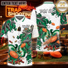 Maxcorners Trap Shooting Shotgun & Eagle Clay Target Graphic Multicolor Customized Name, Team Name 3D Shirts