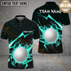 Maxcorners Golf Thunder Strike Down Personalized Name, Team Name 3D Shirt (6 Colors)