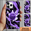 Maxcorners Bowling Lightning Strike Ball Multicolor Personalized Name 3D Phone Case