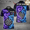 Maxcorners Darts Dragon & Flaming Dartboard Graphic Multicolor Customized Name, Team Name 3D Shirts