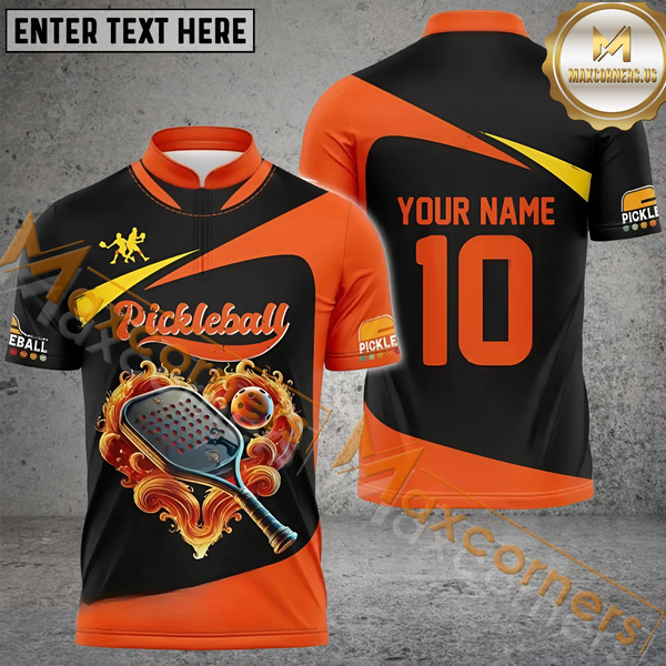 Maxcorners Pickleball Classic Customized Name, Team Name 3D Shirt