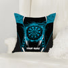 Maxcorners Darts Lightning Energy Target Multicolor Customized Name 3D Pillow