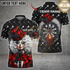 Maxcorners Darts Gothic Sexy Clown Girl Green Plaid Multicolor Customized Name, Team Name 3D Shirts
