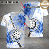 Maxcorners Pickleball Classic Style Multicolor Customized Name, Team Name 3D Shirts
