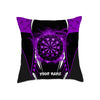 Maxcorners Darts Lightning Energy Target Multicolor Customized Name 3D Pillow