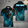 Maxcorners Darts Thunder Lightning With Dartboard Multicolor Customized Name, Team Name 3D Shirt