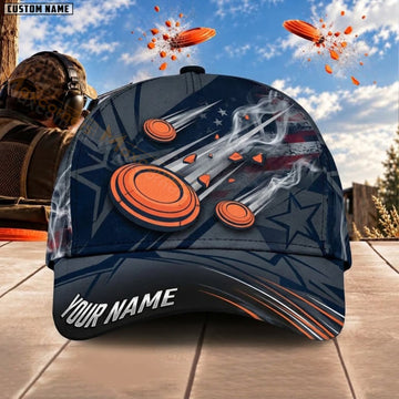 Maxcorners Trap & Skeet Shooting Geometric Flying Clay Targets Personalized Name 3D Cap