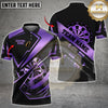 Maxcorners Darts Black Gold Modern Dartboard Pro Style Multicolor Customized Name, Team Name 3D Shirts