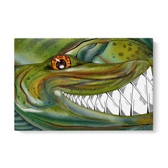 Maxcorners Funny Musky fishing Art Matte Canvas Muskellunge Fish Wall Art LM0101