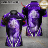 Maxcorners Golf Thunder White Tiger Personalized Name, Team Name 3D Shirt (6 Colors)