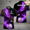 Maxcorners Golf Eagle Flag Flame Personalized Name, Team Name 3D Shirt (4 Colors)