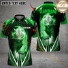 Maxcorners Golf Thunder White Tiger Personalized Name, Team Name 3D Shirt (6 Colors)