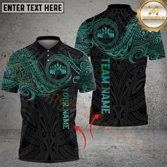 Maxcorners Bowling Tribal Tattoo Multicolor Customized Name, Team Name 3D Shirts