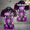 Maxcorners Bowling Cool Lion Graffiti Pin Multicolor Customized Name, Team Name 3D Shirt