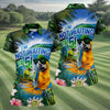 Maxcorners Parrot Life Not Waiting Til 5 Tropical Golf Shirt, Golf Tops For Women, Women’s Golf Apparel, Printed Golf Shirt LM1507