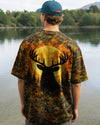 Maxcorners Deer Hunting Moon Vintage Swirl All Over Print LM1601