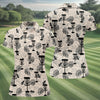 Maxcorners Minimalist Botanical Disc Golf Polo Shirt, Ladies Golf Shirts, Women’s Golf Apparel LM1507