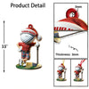 Maxcorners Custom Name Golf Santa Ornament, Golf Lover Christmas Gift 2D Flat LM2211